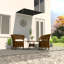Dakota Fields 250cm W x 150cm D Polyester Cover Retractable Patio Awning-1345245726-1426596478
