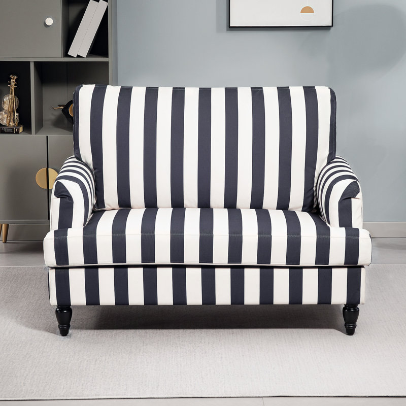 115cm Velvet Armchair, Black
