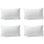 Inserts de coussin d'extérieur Phantoscope - Paquet de 4 coussins décoratifs carrés résistants à l'eau