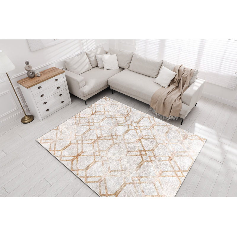 Roelof Geometric Area Rug, Rectangular 120 x 170cm