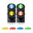 Matte Black No Power Source Required / Manual Integrated LED Well Light (Transformer Included)