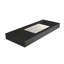 Intérieur blanc extérieur noir surface solide du bassin