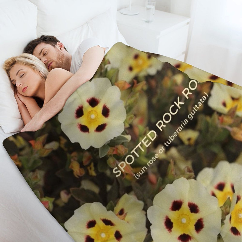 Jeté en flanelle tacheté de luxe à pois, couverture douce et chaude pour le canapé-lit du salon, 60 x 80 po
