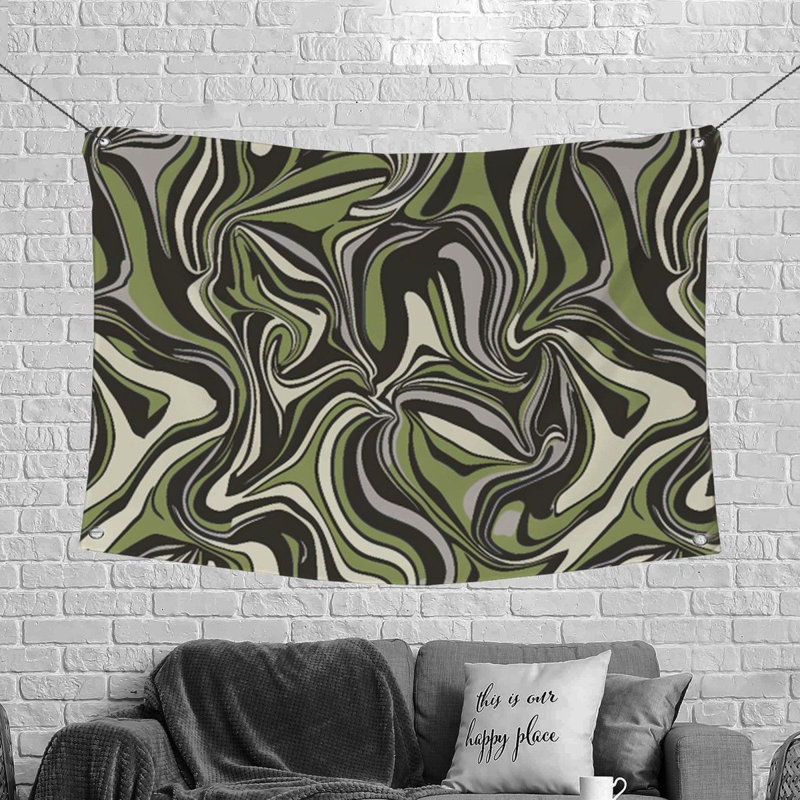 Plain Weave Muslin Microfiber Fabric Tapestry, 50" H x 60" W