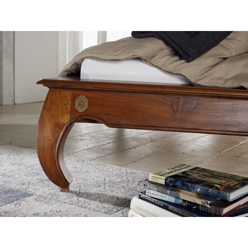 Opium Solid Wood Bed Frame, European Kingsize (160 x 200 cm)