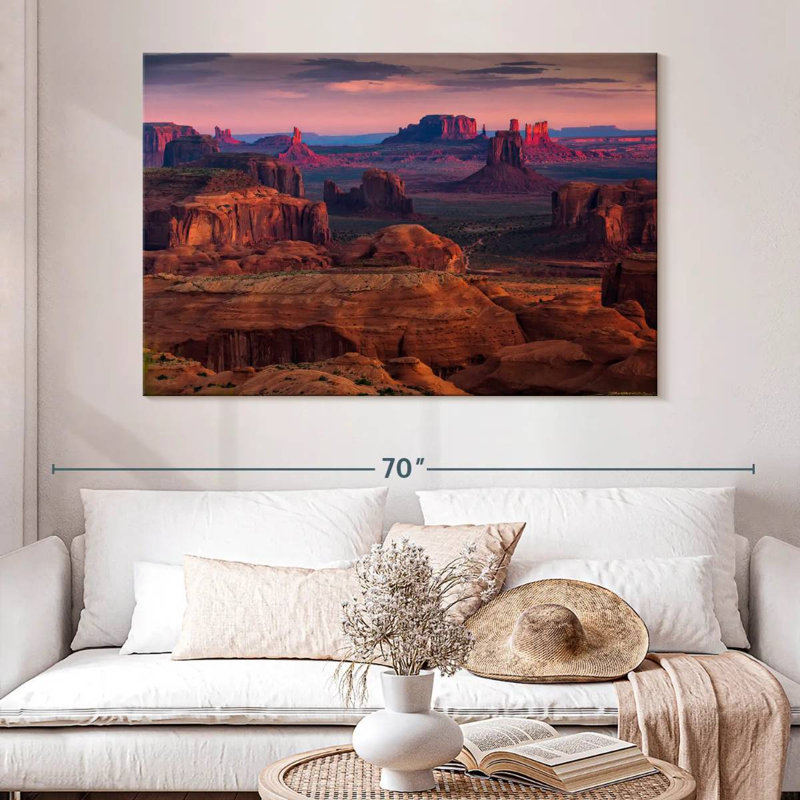 Alvord chasse la vallée de Mesa Monument, H 34 po x l 51 po