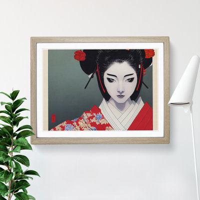 Spellbinding Geisha - Framed Print