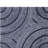 Square Sandstone Wall Decor with Lined Circular Design Small, Gray-125665531
