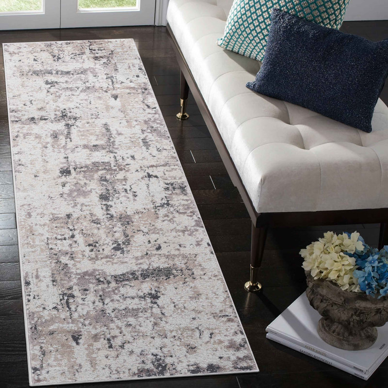 Collection Abstract Runner Rug, Runner 2'2" x 8'