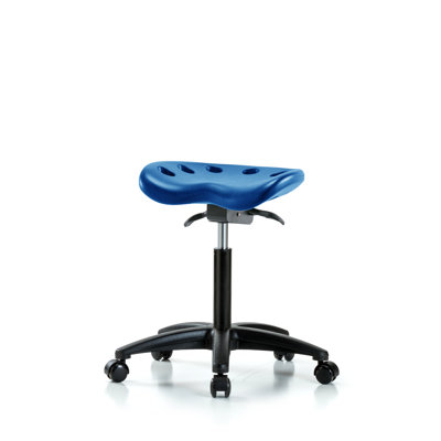 Adjustable Height Ergonomic Lab Stool with Footrest