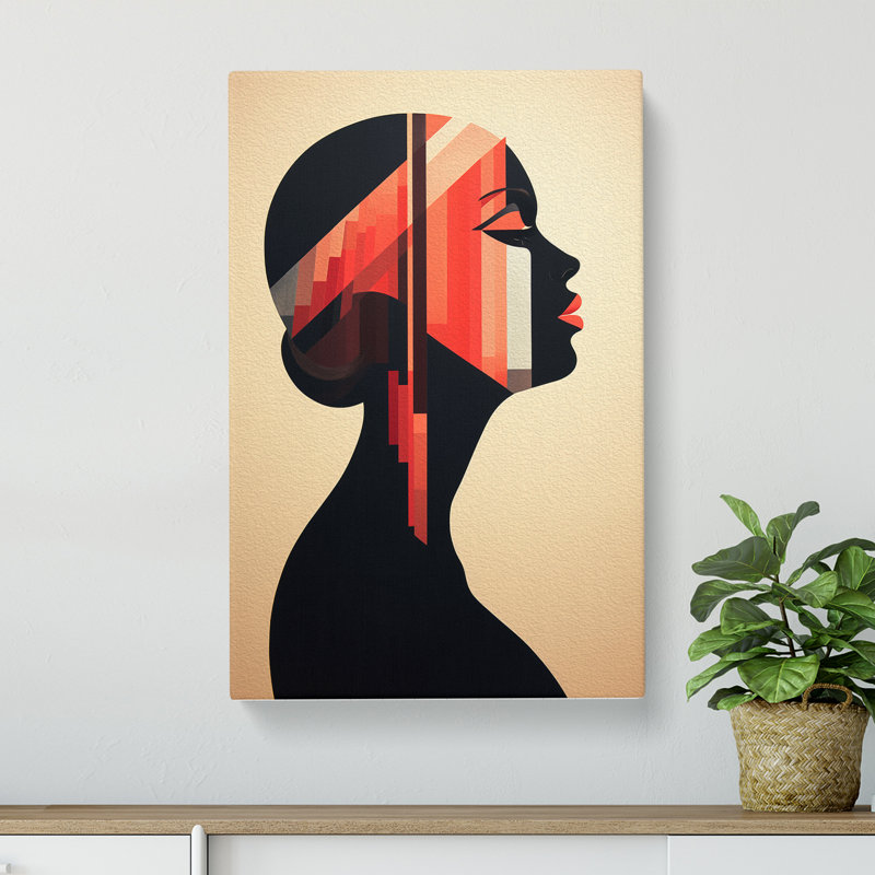 Woman Geometric - No Frame Print, 60cm H x 40cm W x 3cm D