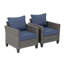 Chaise de patio avec coussins Tarnell-100782258