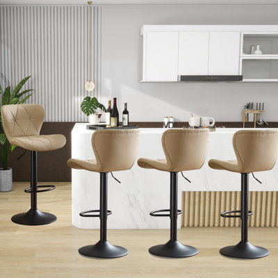Swivel Adjustable Height Modern Bar& Counter Stool