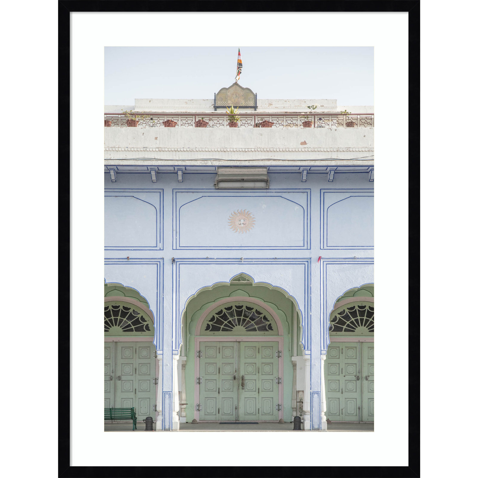 Sunshine Palace Print by Shot by Clint, Black, 33" H x 25" W