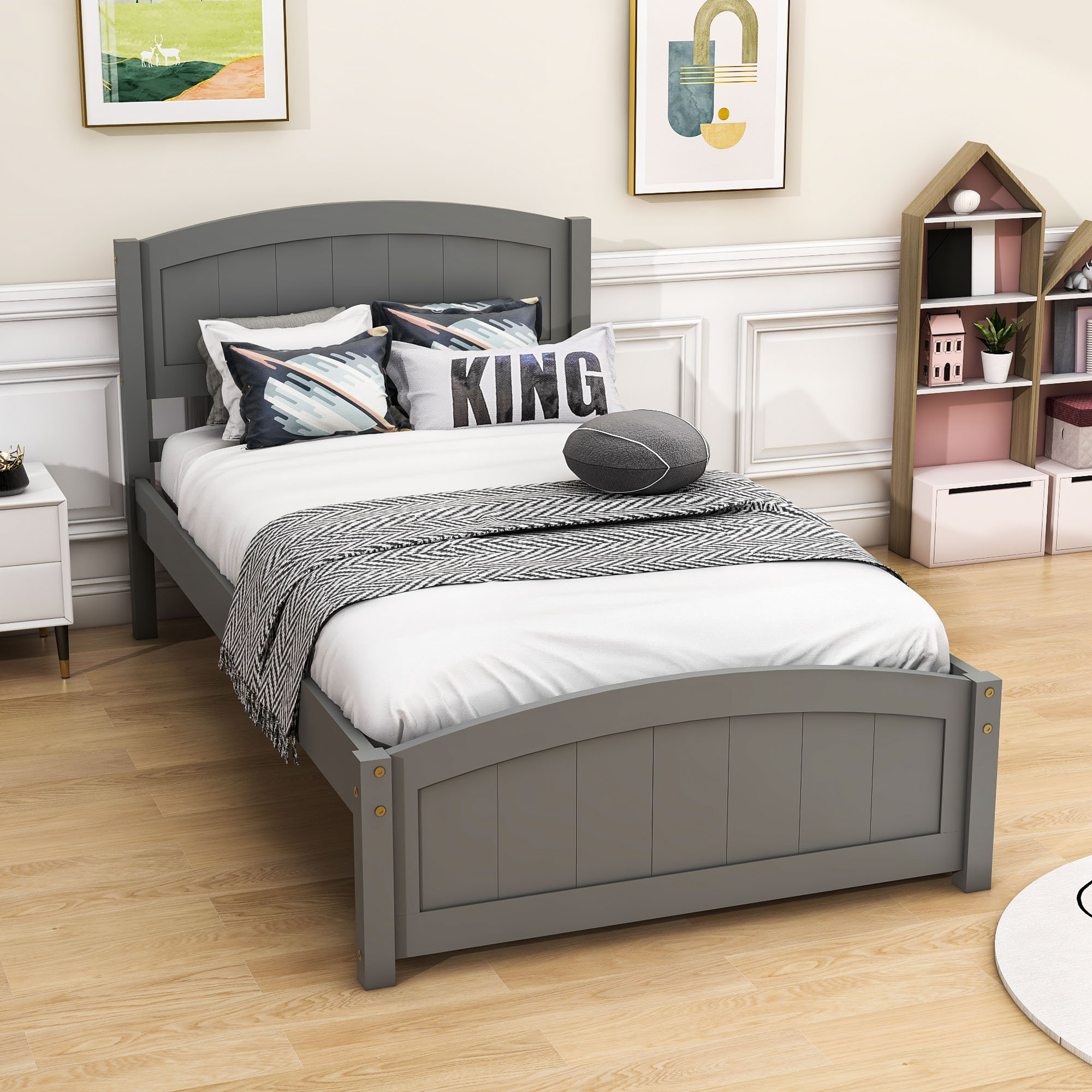 Three Posts™ Teen Camron Solid Wood Standard Storage Bed & Reviews ...