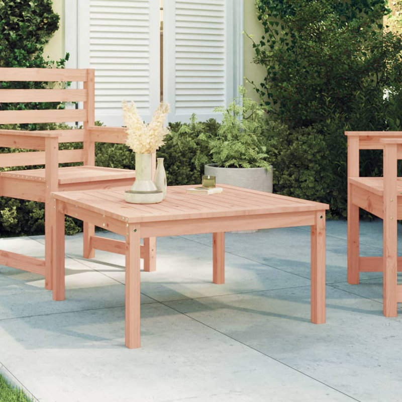 Jattin Square Pine Outdoor Coffee Table , 82.5cm cm W 82.5cm cm D, Douglas Pine