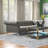 Idyll Tufted Button Upholstered Leather Chesterfield Sofa-1562677969