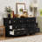 6 Drawer Double Dresser, Wide Wood Chest Of Drawers Storage Tower Storage for Living Room Bedroom-631125906