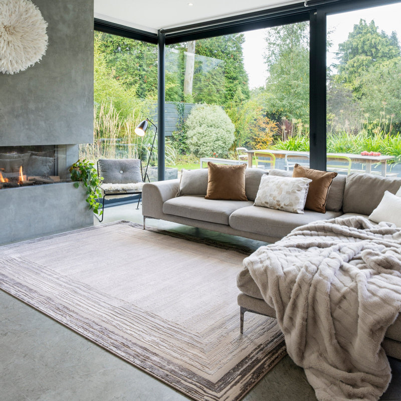 Geometric Machine Tufted Area Rug, 120cm x 170cm