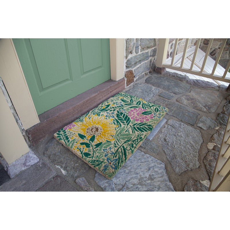 Tapis d'extérieur Williamsburg Blockprint 35 "x 22"