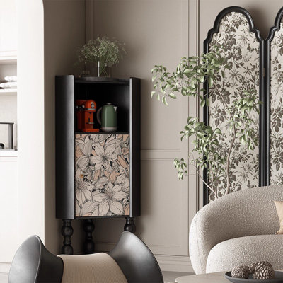 Picture color Solid Wood Corner cabinet