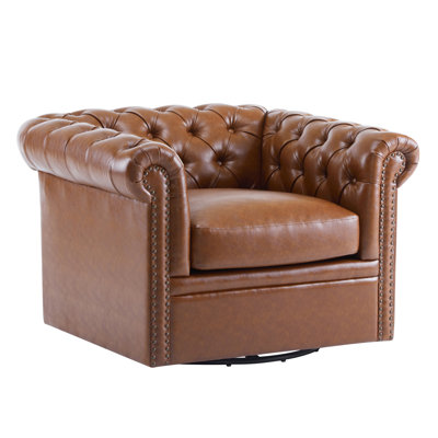 Chesterfield swivel club chair