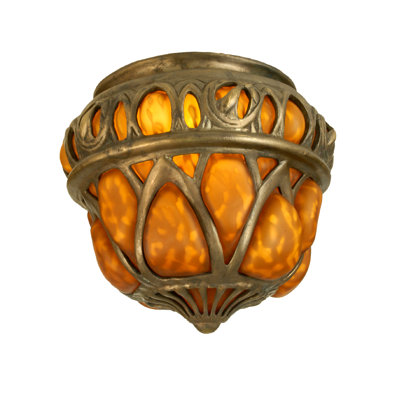 9" Wide Castle Crown Shade