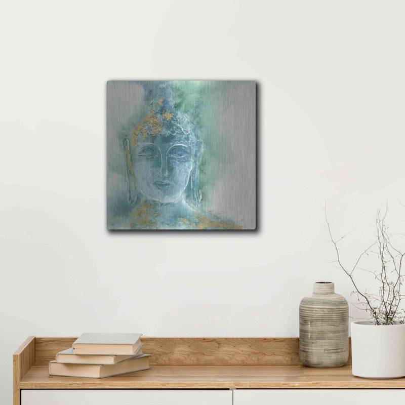 «Gilded Buddha I» par Chris Paschke, H 12 po x l 12 po