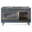 ILVE Nostalgie II Noblesse 60 po à 2 brûleurs, plaque chauffante, plaque de cuisson française-939345233-939345267