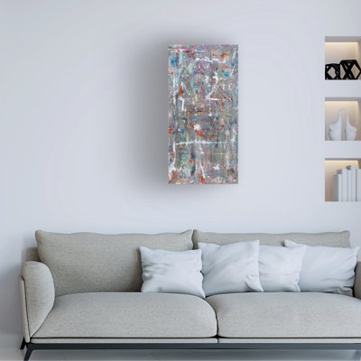 «Julibee Series Triptych 2» par Sona, impression sur toile tendue