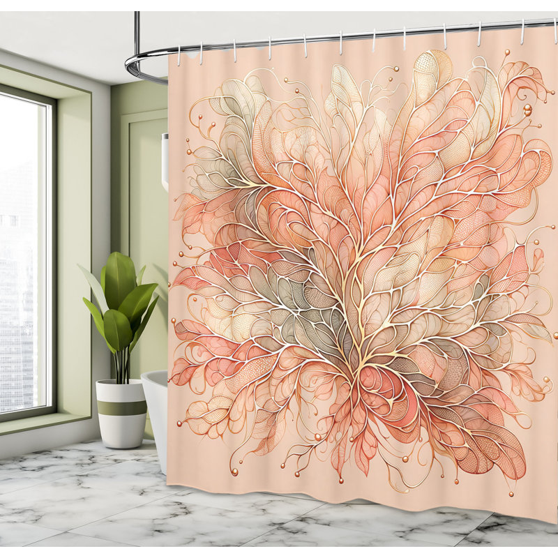 Rideau de douche East Urban Home, H 70 po x l 69 po