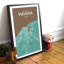 Havana City Map - No Frame Print-498902197