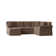 Thames Upholstered U-Shaped Sectional