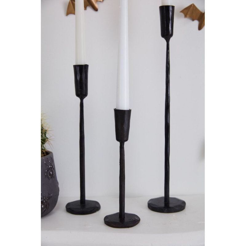 8" metal tabletop candlestick Amoy, H 8 po x l 2,5 po x P 2,5 po