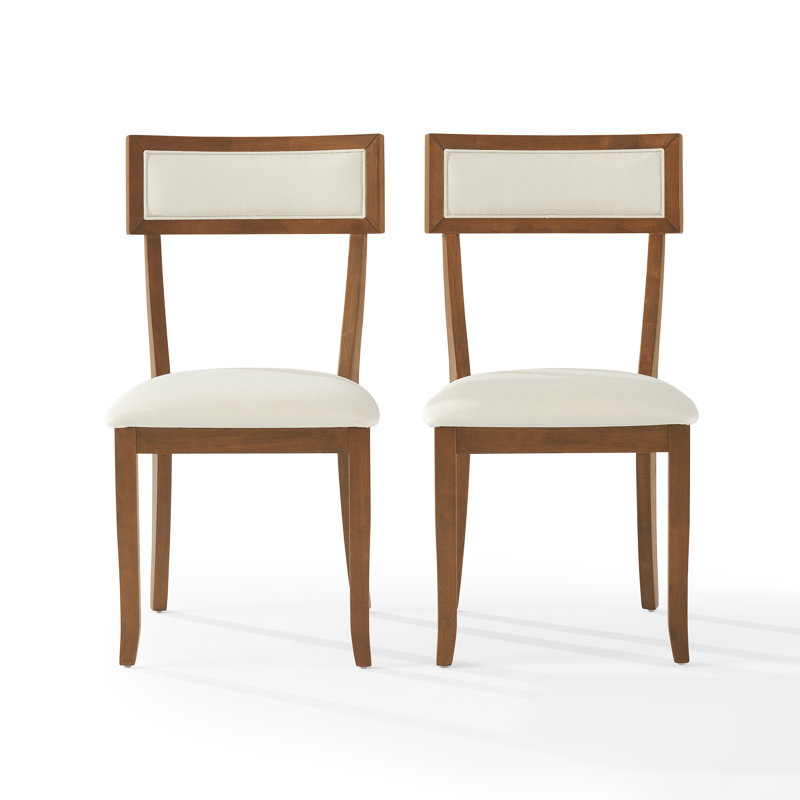 Alexa Side Chair in Gray Wash/Cream, Brown