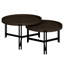 Table basse gigogne foncé