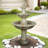 51.5in Outdoor Water Fountain 2-Tier Waterfall Fountain for Home Decor