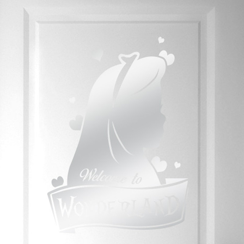 Wall Decal, Shiny Silver