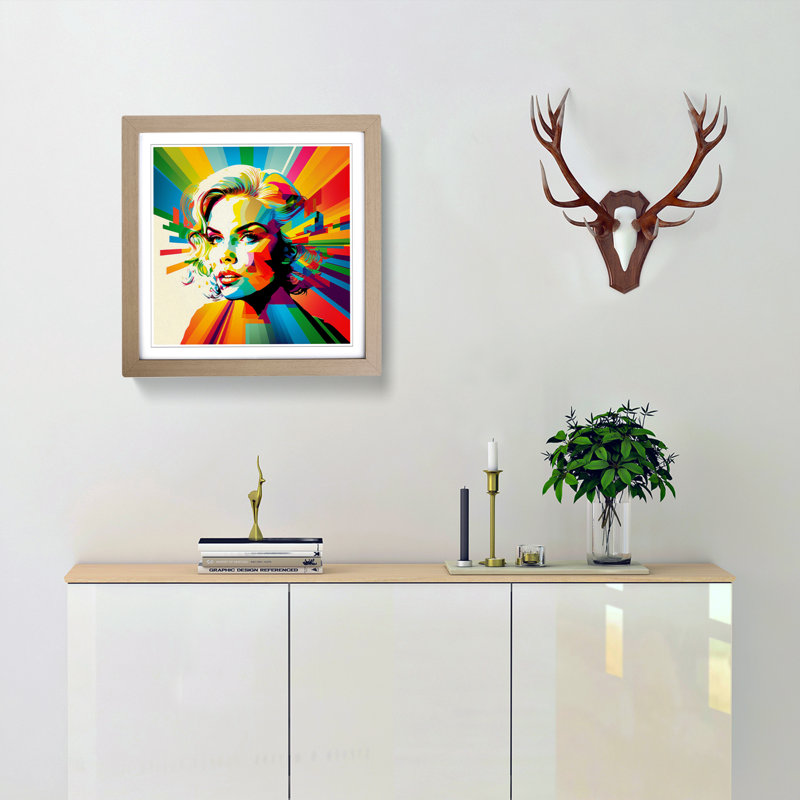 Prism Pop - Framed Print, Oak