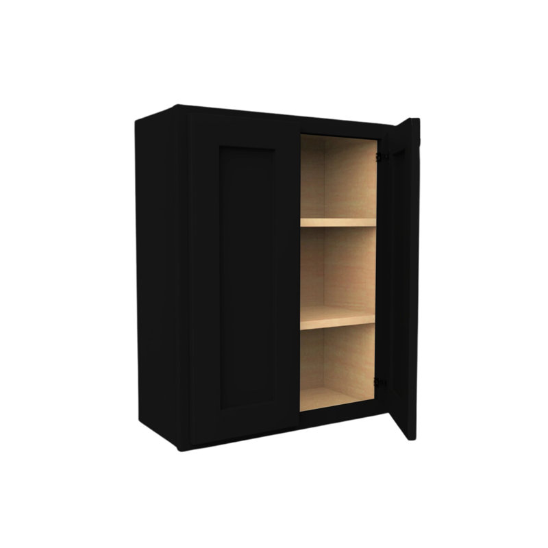 Armoire murale W0936, 42", 30", Noir