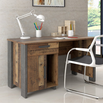 Lanham 126.5cm W Rectangular Writing Desk