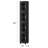 Aarn 4 Tier Folding Stackable Storage Box, Stackable Storage Drawers On Wheels, Bathroom Floor Cabinet With Doors-1218559373