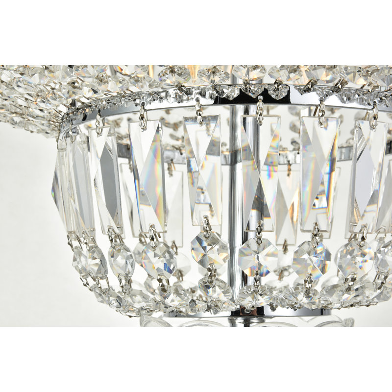 Stinnett Flush Mount, Chrome, Chrome / Royal Cut