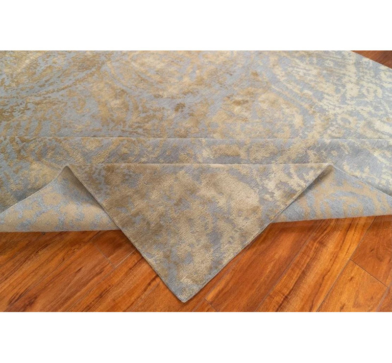 Tapis en laine nouée à la main 8 x 10 po Nummus Modern