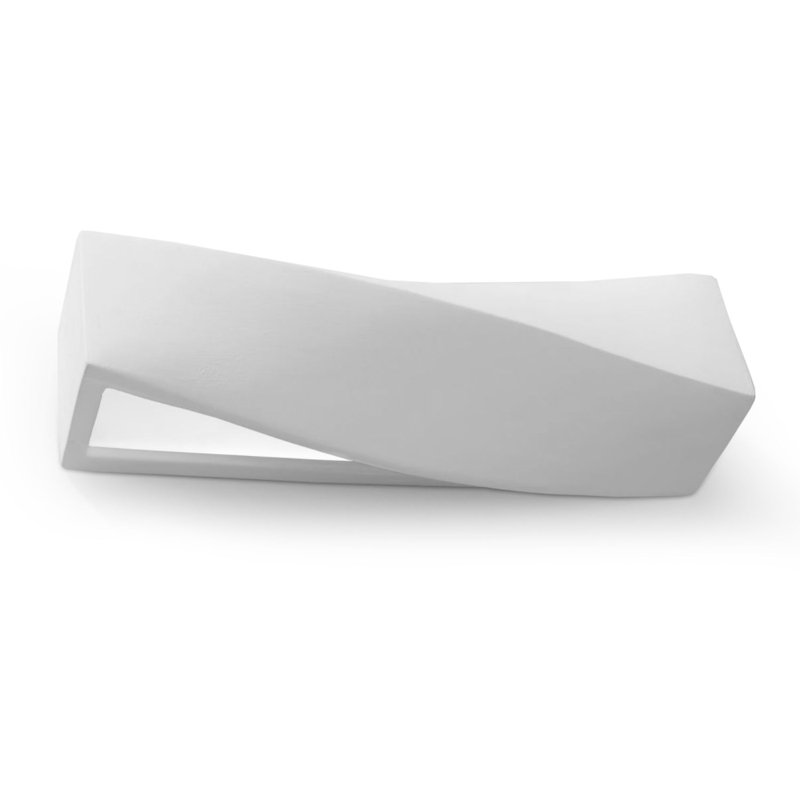 Anberlyn Ceramic Flush Mounted Sconce, 15cm H x 42cm W x 12cm D