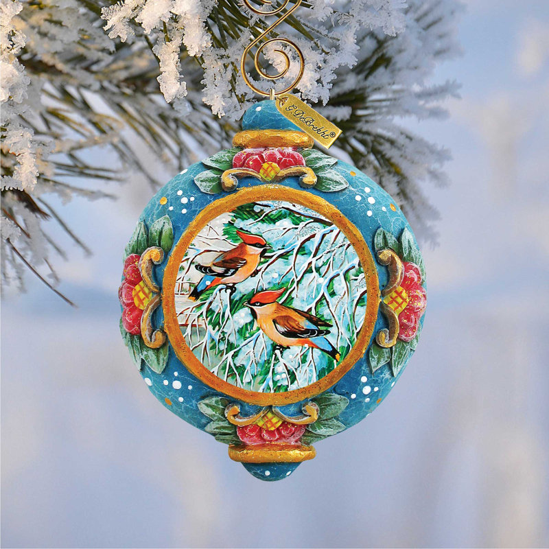 Treasured Memories Holiday Shaped Ornament, Cardinal Companions