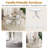 5 - Piece Pedestal Dining Set-1102361410-1102361408