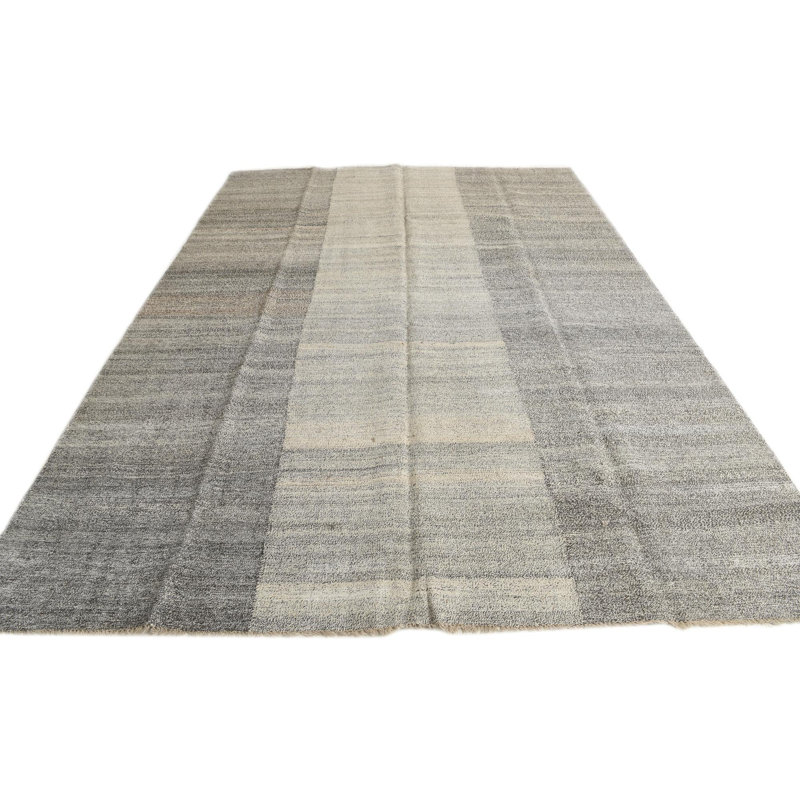 Tapis noir et blanc 9x12 Pinkerton