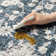Floral Blue Non-Slip Washable Area Rug