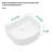 Elegant White Ceramic Sink Modern Style For Versatile Spaces
